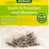 Dehner Schrauben- und Mutternsatz, quadratisch