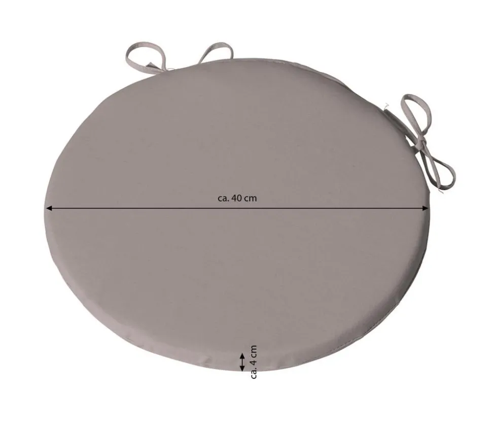 Dehner Sitzkissen Veneto, Ø40/H4 cm