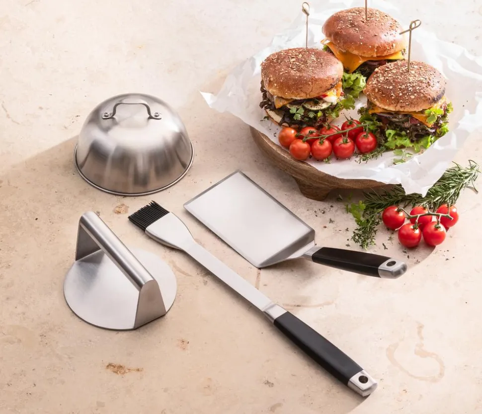 Dehner Smash Burgerpresse, ca. Ø14/H7,3 cm