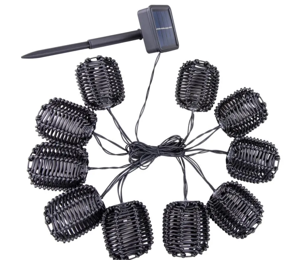 Dehner Solar-Lichterkette Lira, ca. L180 cm
