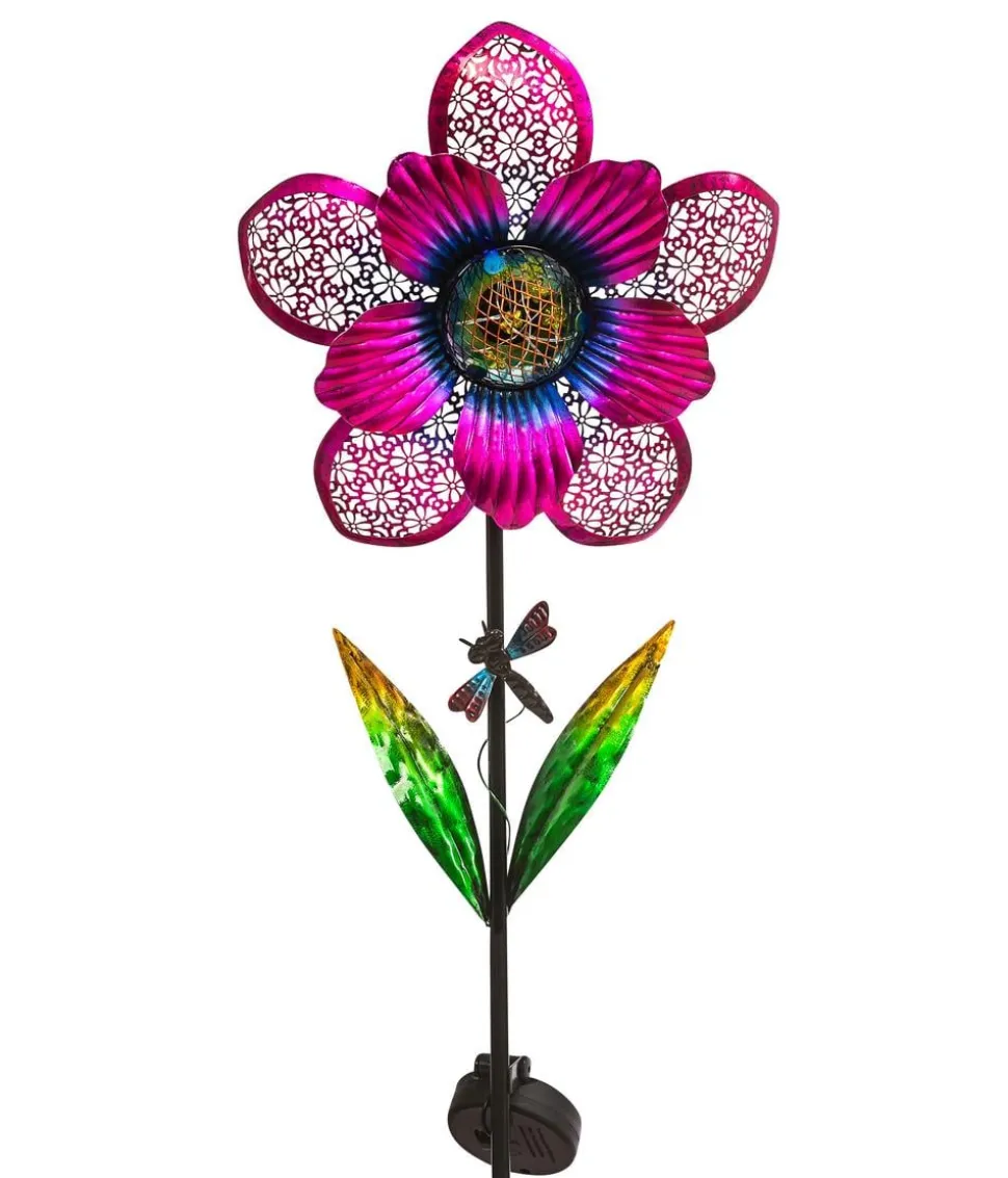 Dehner Solar-Stab Flower, ca. Ø29/H110 cm