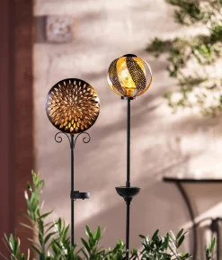 Dehner Solar-Stableuchte Vivace, ca. Ø15/H100 cm