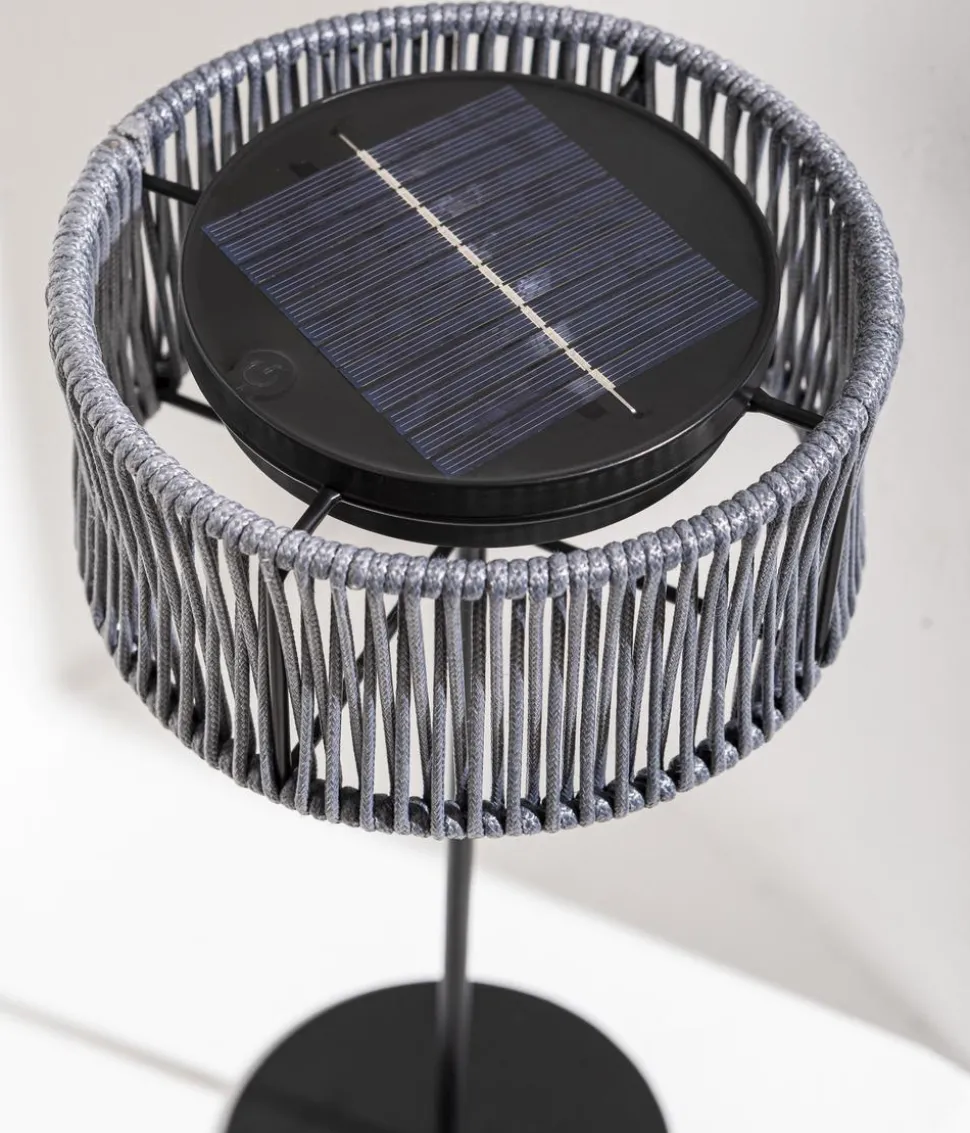 Dehner Solar-Tischleuchte Tyra, ca. Ø17/H35 cm
