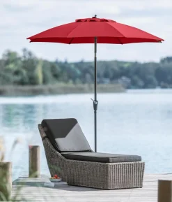 Dehner Sonnenschirm Kos, rund, ca. Ø220 cm