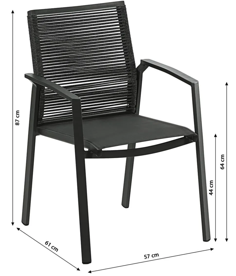 Dehner Stapelstuhl Monaco