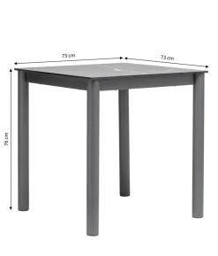 Dehner Tisch Brooklyn, ca. B73/H76/T73 cm