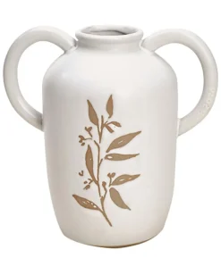 Dehner Tischdeko-Set, weiß/gold, 4-teilig