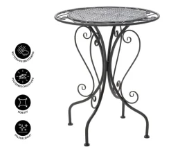 Dehner Tisch Luca, ca Ø60/H70 cm