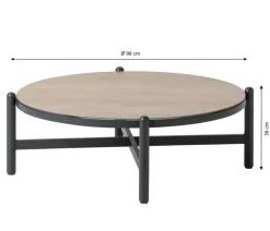 Dehner Tisch St-Etienne, ca. Ø98/H36 cm