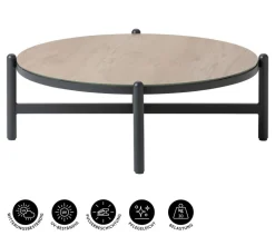 Dehner Tisch St-Etienne, ca. Ø98/H36 cm