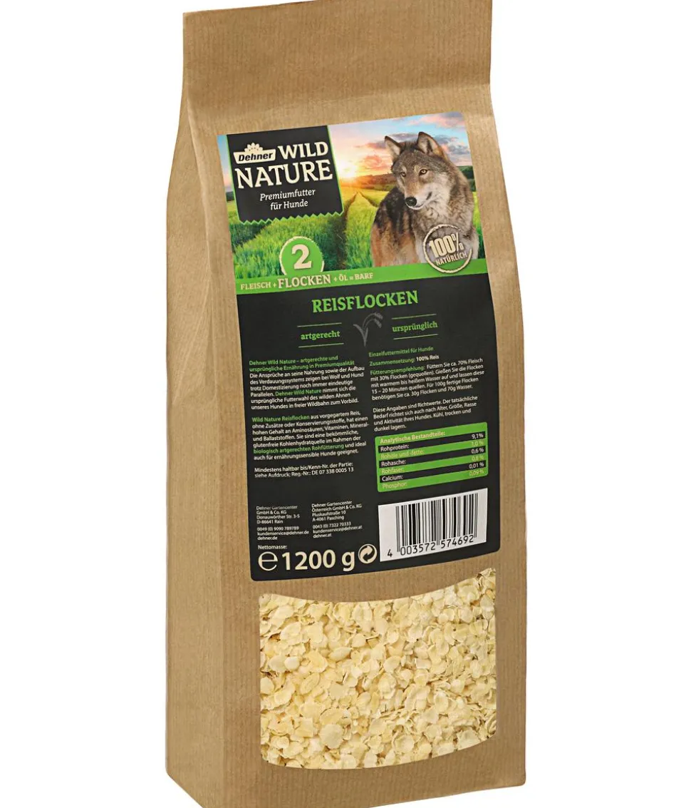 Dehner Wild Nature BARF-Ergänzungsfutter für Hunde Reisflocken