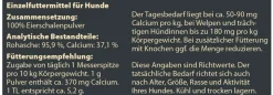 Dehner Wild Nature BARF-Ergänzungsfutter für Hunde Eierschalenpulver
