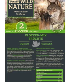 Dehner Wild Nature BARF-Ergänzungsfutter für Hunde Flocken-Mix Früchte