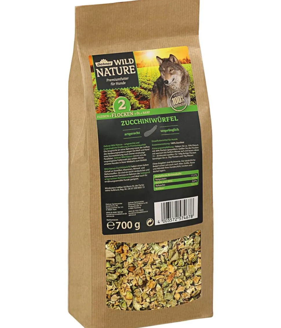 Dehner Wild Nature BARF-Ergänzungsfutter für Hunde Zucchiniwürfel