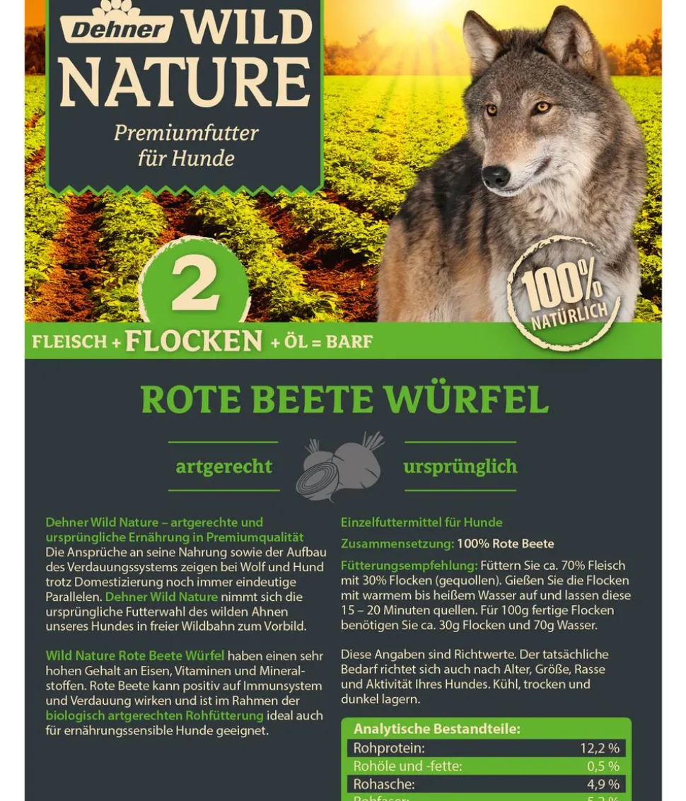 Dehner Wild Nature BARF-Ergänzungsfutter für Hunde Leinöl