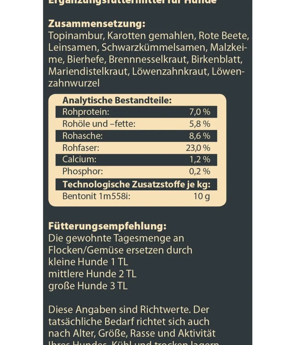 Dehner Wild Nature BARF-Ergänzungsfutter für Hunde Barf Sensitiv