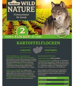 Dehner Wild Nature BARF-Ergänzungsfutter für Hunde Kartoffelflocken