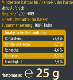 Dehner Wild Nature Katzensnack, gefriergetrocknet