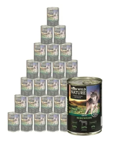 Dehner Wild Nature Nassfutter für Hunde Bergweide Adult, Pferd