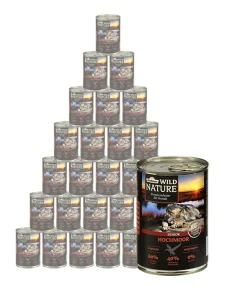 Dehner Wild Nature Nassfutter für Hunde Hochmoor Senior, Ente