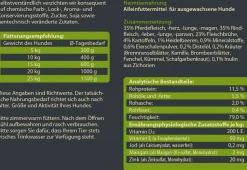 Dehner Wild Nature Nassfutter für Hunde Bergweide Adult, Pferd