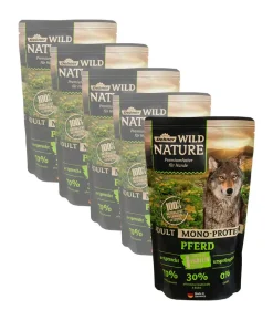Dehner Wild Nature Nassfutter für Hunde Mono-Protein Adult, Pferd