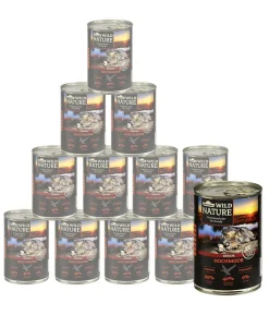 Dehner Wild Nature Nassfutter für Hunde Hochmoor Senior, Ente