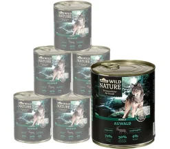 Dehner Wild Nature Nassfutter für Hunde Auwald Adult, 400 g/800 g
