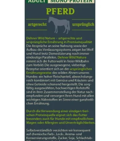 Dehner Wild Nature Nassfutter für Hunde Hochmoor Adult, Ente