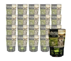 Dehner Wild Nature Nassfutter für Hunde Hochmoor Adult, Ente