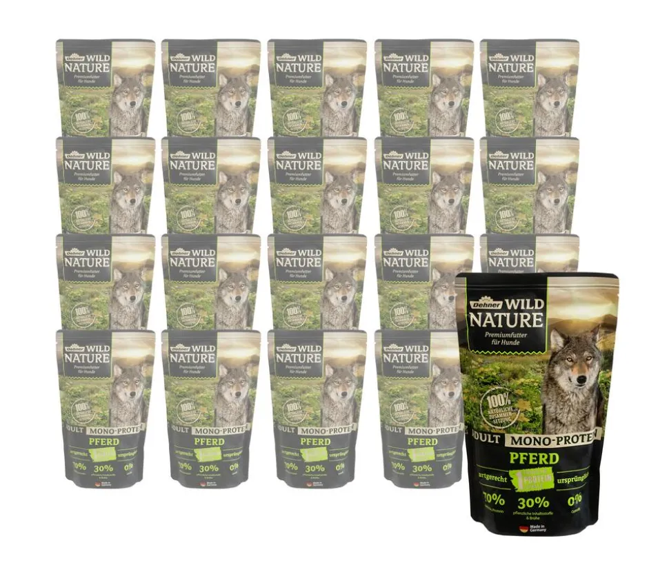 Dehner Wild Nature Nassfutter für Hunde Hochmoor Adult, Ente