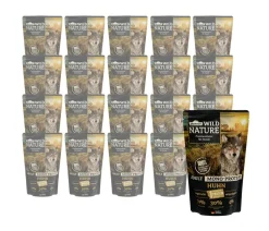Dehner Wild Nature Nassfutter für Hunde Mono-Protein Adult, Huhn