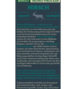 Dehner Wild Nature Nassfutter für Hunde Mono-Protein Adult, Rind