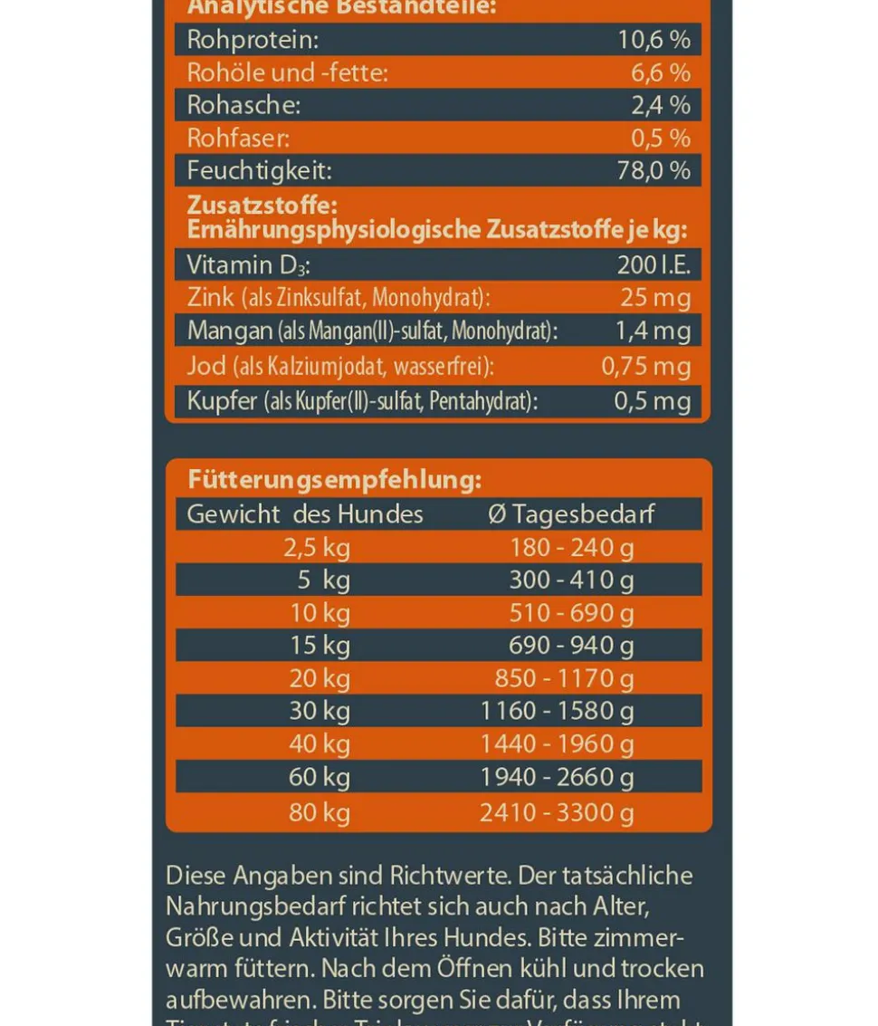 Dehner Wild Nature Nassfutter für Hunde Mono-Protein Adult, Wildschwein