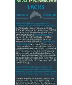 Dehner Wild Nature Nassfutter für Hunde Gebirgssee Adult, Lachs