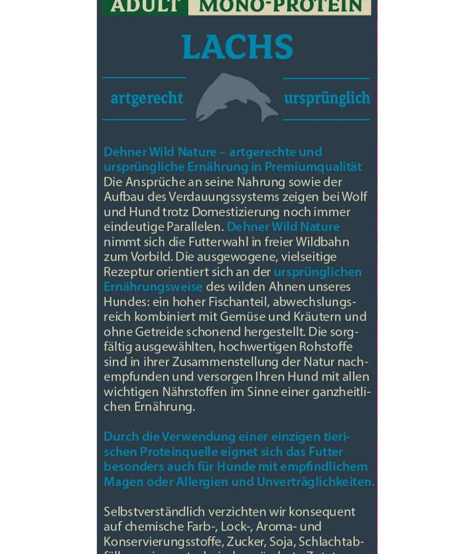 Dehner Wild Nature Nassfutter für Hunde Hochmoor Adult, Ente