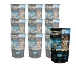Dehner Wild Nature Nassfutter für Hunde Hochmoor Adult, Ente
