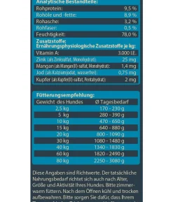 Dehner Wild Nature Nassfutter für Hunde Hochmoor Adult, Ente