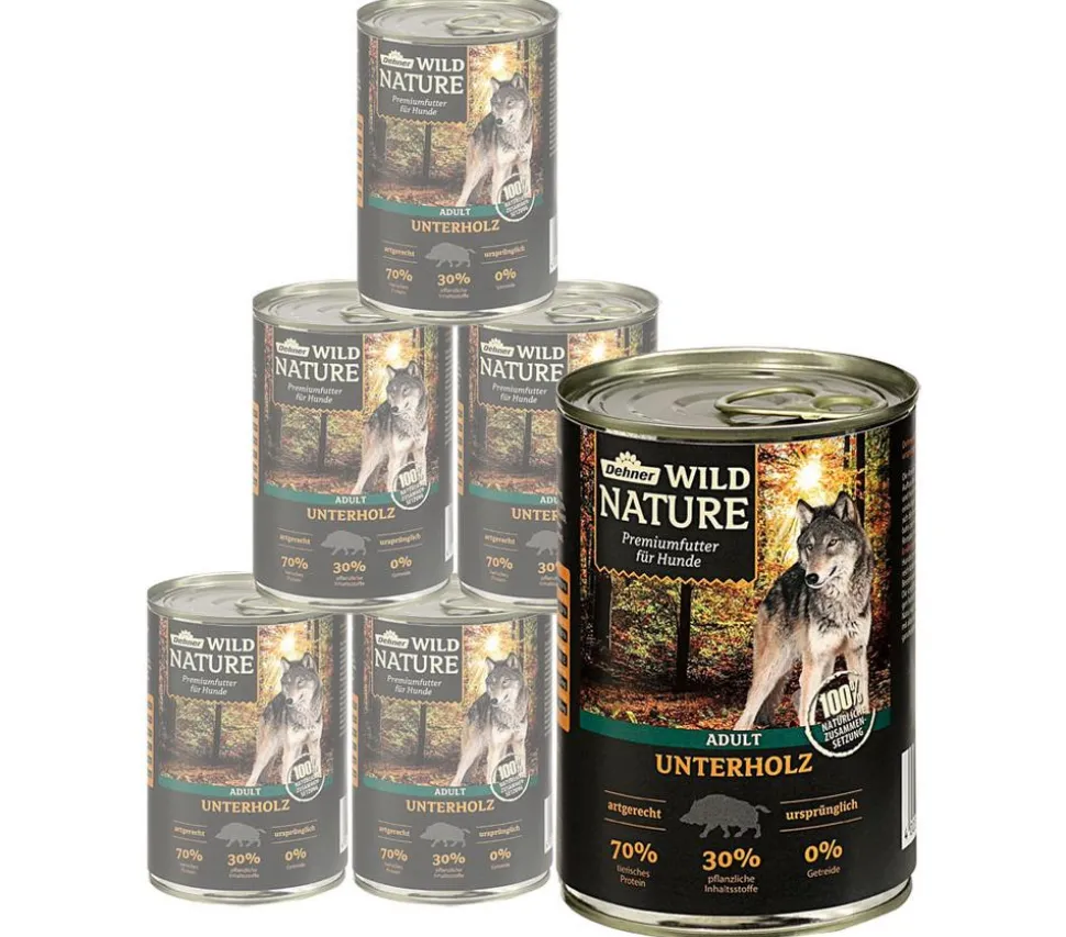 Dehner Wild Nature Nassfutter für Hunde Mono-Protein Adult, Huhn