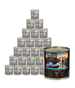 Dehner Wild Nature Nassfutter für Hunde Hochmoor Junior, Ente