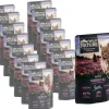 Dehner Wild Nature Nassfutter für Katzen Heidetal Adult, Kaninchen & Huhn, 16 x 85 g