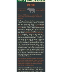 Dehner Wild Nature Trockenfutter für Hunde Mono-Protein Adult
