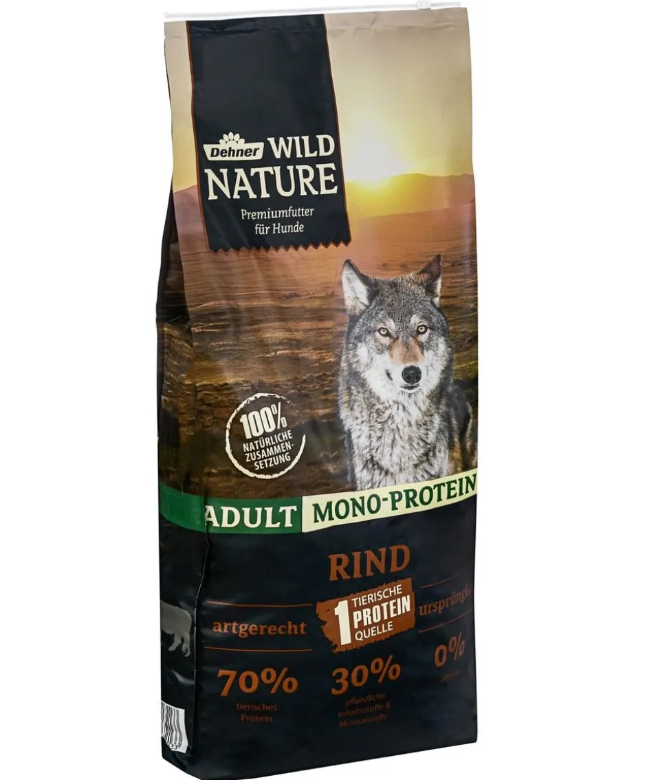 Dehner Wild Nature Trockenfutter für Hunde Mono-Protein Adult