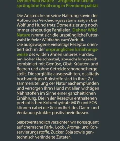 Dehner Wild Nature Trockenfutter für Hunde Bergweide Adult