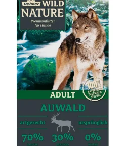 Dehner Wild Nature Trockenfutter für Hunde Auwald Kleine Krokette Adult, Wild
