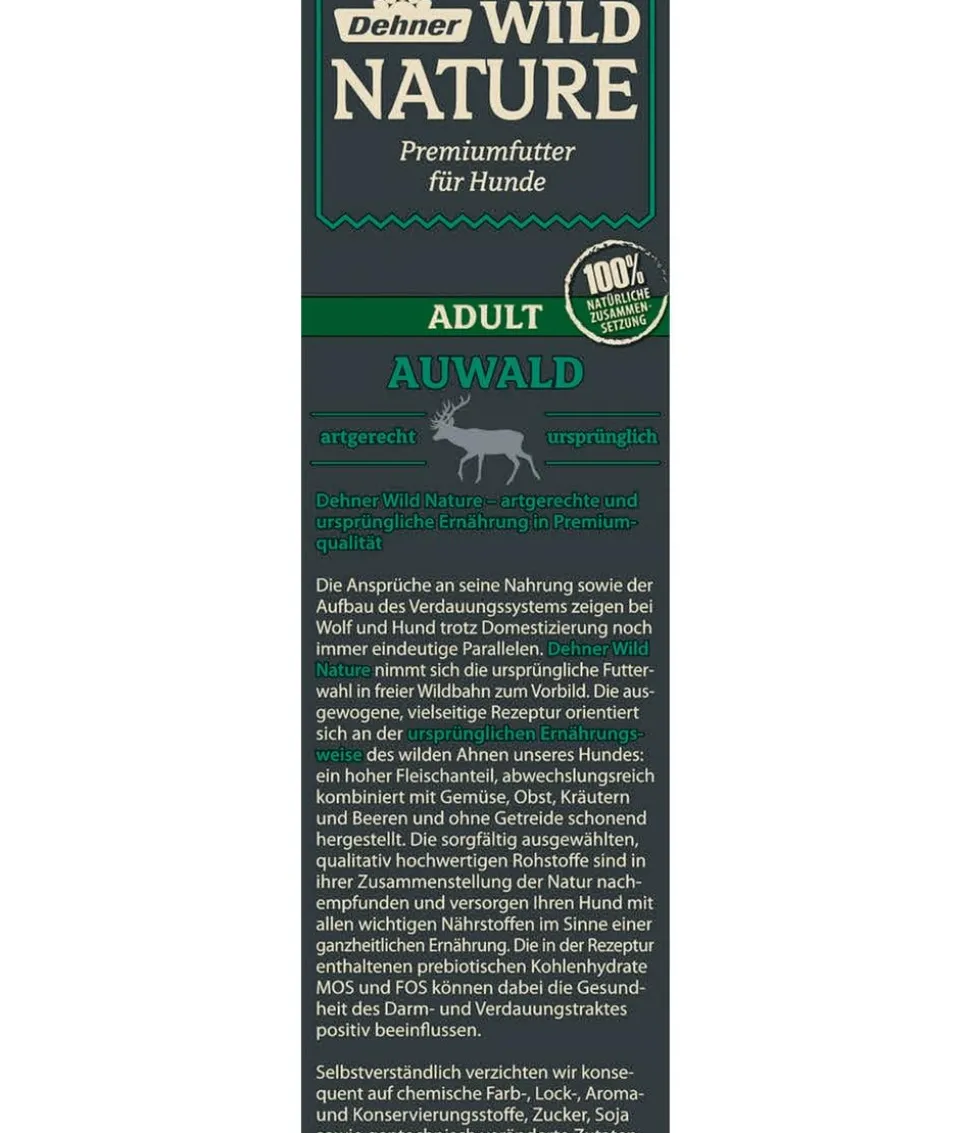Dehner Wild Nature Trockenfutter für Hunde Auwald Kleine Krokette Adult, Wild