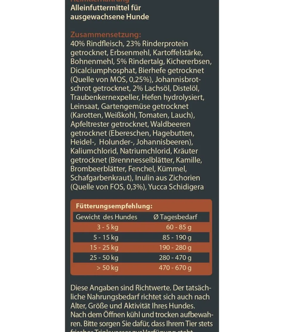 Dehner Wild Nature Trockenfutter für Hunde Mono-Protein Adult