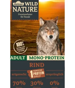 Dehner Wild Nature Trockenfutter für Hunde Mono-Protein Adult
