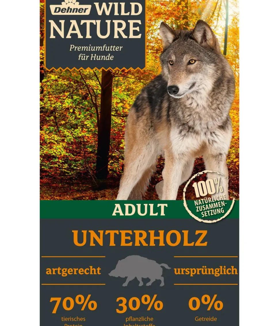 Dehner Wild Nature Trockenfutter für Hunde Unterholz Adult