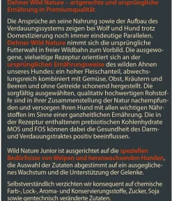 Dehner Wild Nature Trockenfutter für Hunde Hochmoor Junior